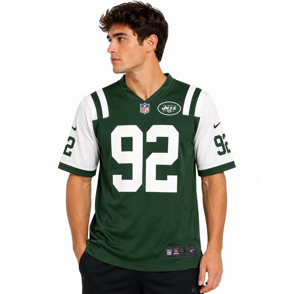Nike New York Jets Leonard Williams #92 Jersey Mens Small Green NFL On Field